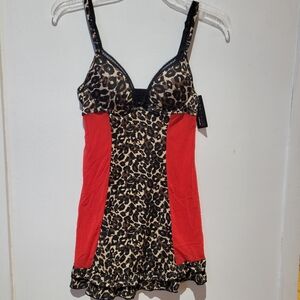 Rampage Intimates Red Leopard